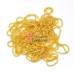 Lantisor Metalic pentru unghii 3D, Auriu LM010